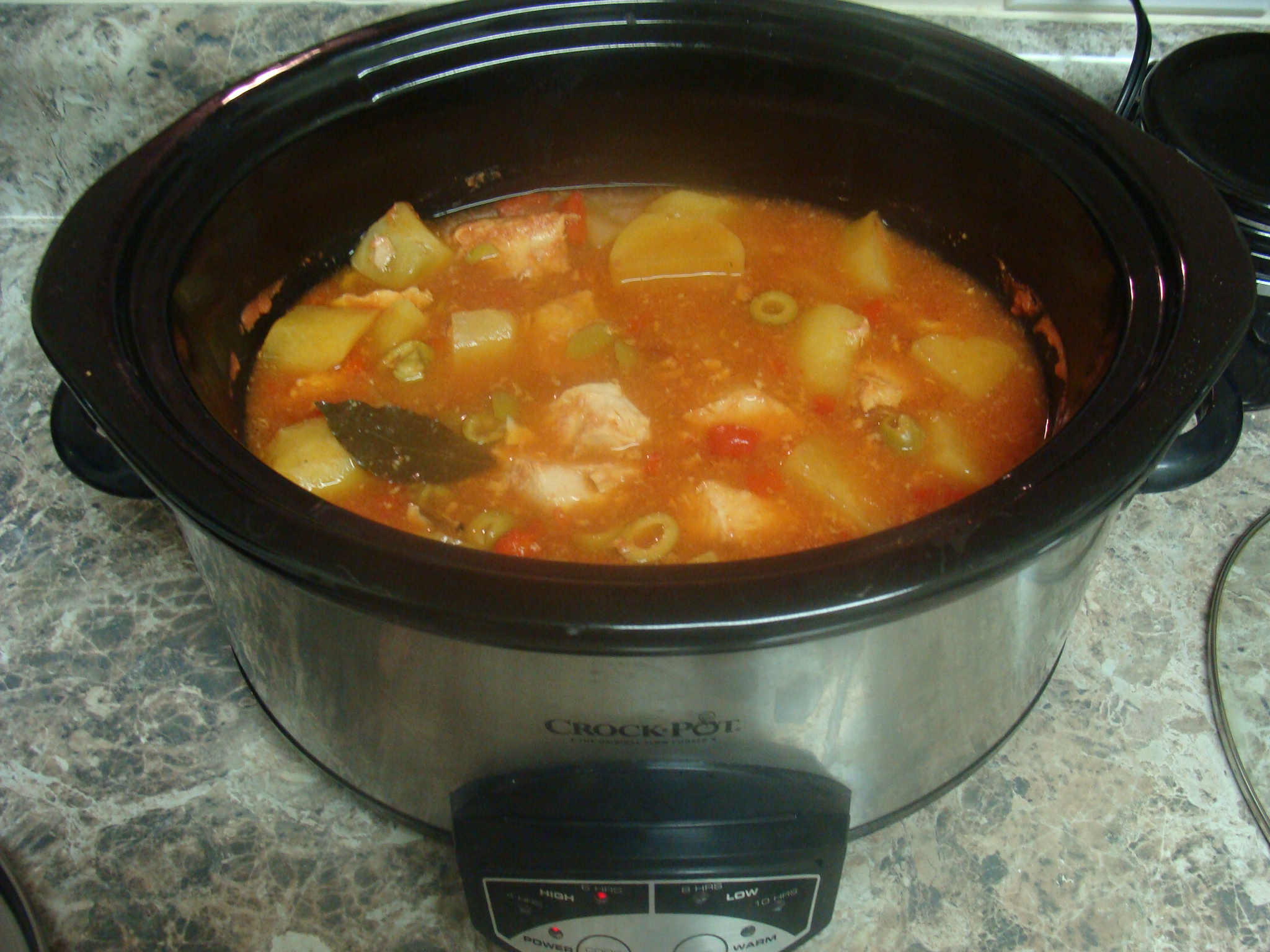 What is a simple recipe for Crock-Pot chicken stew?